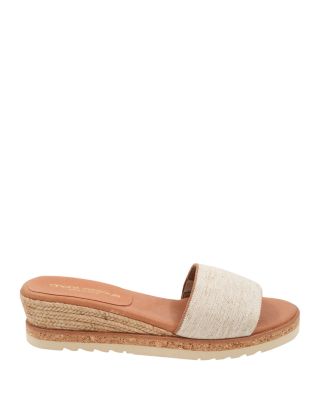Women's Nessie Slip On Slide Espadrille Wedge Sandals