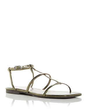 Jeffrey Campbell Women's Corinth Strappy Sandals In Olive Metallic