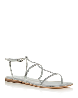 Shop Jeffrey Campbell Women's Corinth Strappy Sandals In Silver