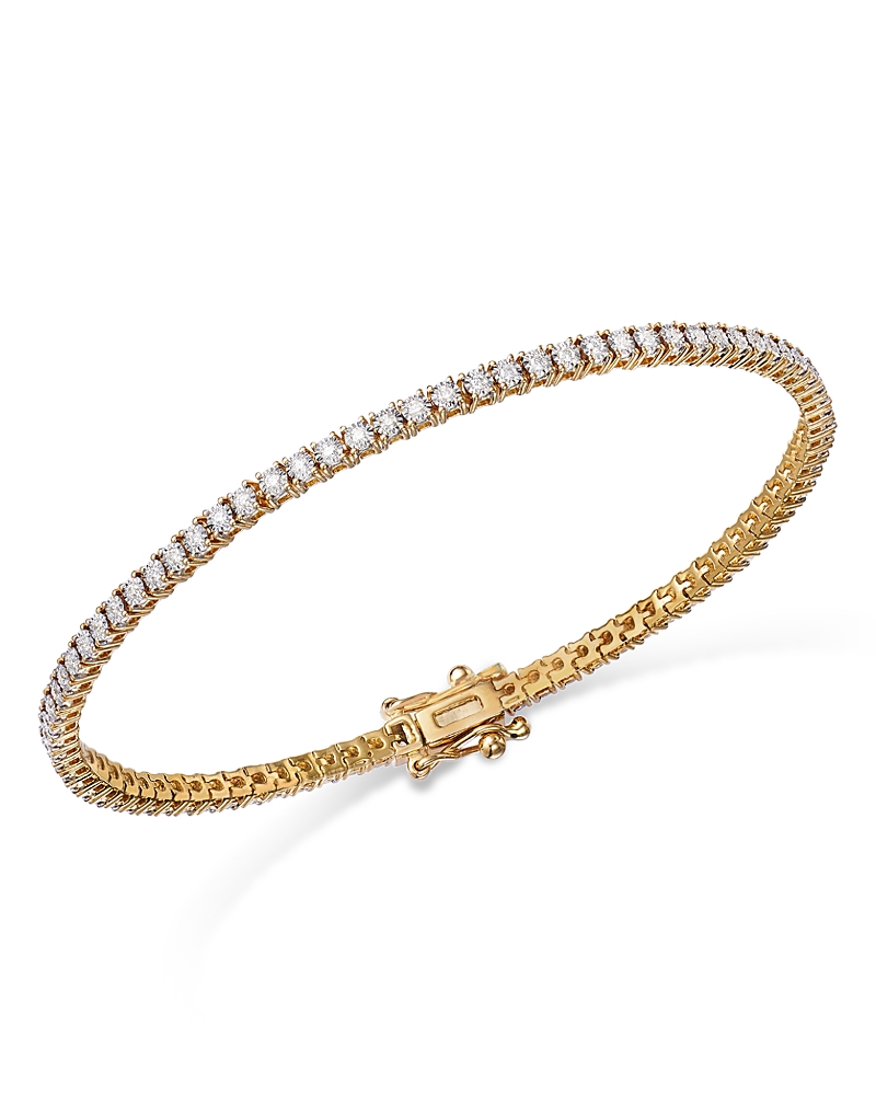 Bloomingdale's Fine Collection Diamond Tennis Bracelet in 14K Yellow Gold, 0.50 tcw