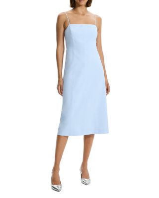 theory a line midi dress Strappy mechanical stretch vintage 90s dress Theory Cap-Sleeve Mock Turtleneck Size:MED