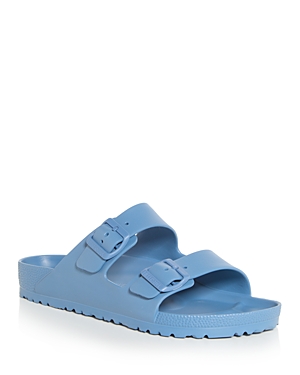 Shop Birkenstock Men's Arizona Eva Essential Slide Sandals In Pastel Blue