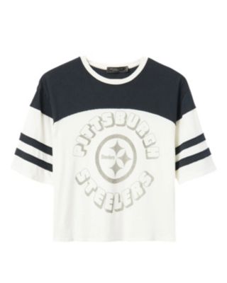 Junk Food Clothing - Women's NFL Pittsburgh Steelers Hail Mary Tee