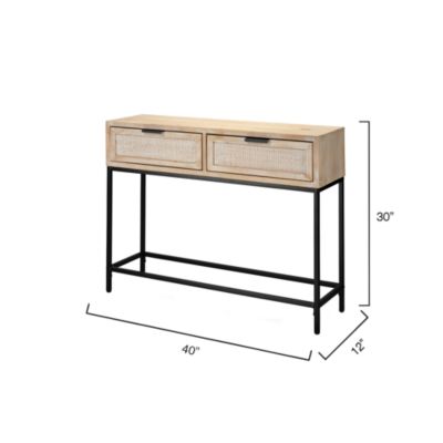 Reed Console Table