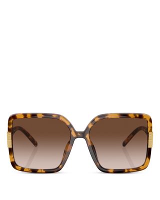 Flat Eleanor Square Sunglasses, 57mm