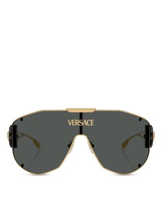 Versace Medusa Medallion Shield Sunglasses, 142mm  display picture 2
