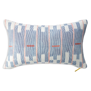Shop St. Frank Chambray Lattice Baule Decorative Pillow, 16l X 26w