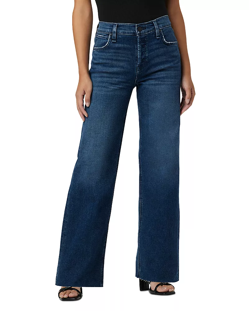 Hudson Rosie Wide Leg High Rise Jeans in Dover
