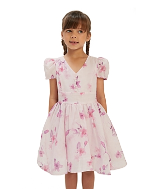 Shop Bardot Junior Girls' Sirena Mini Dress - Little Kid, Big Kid In Lilac Floral