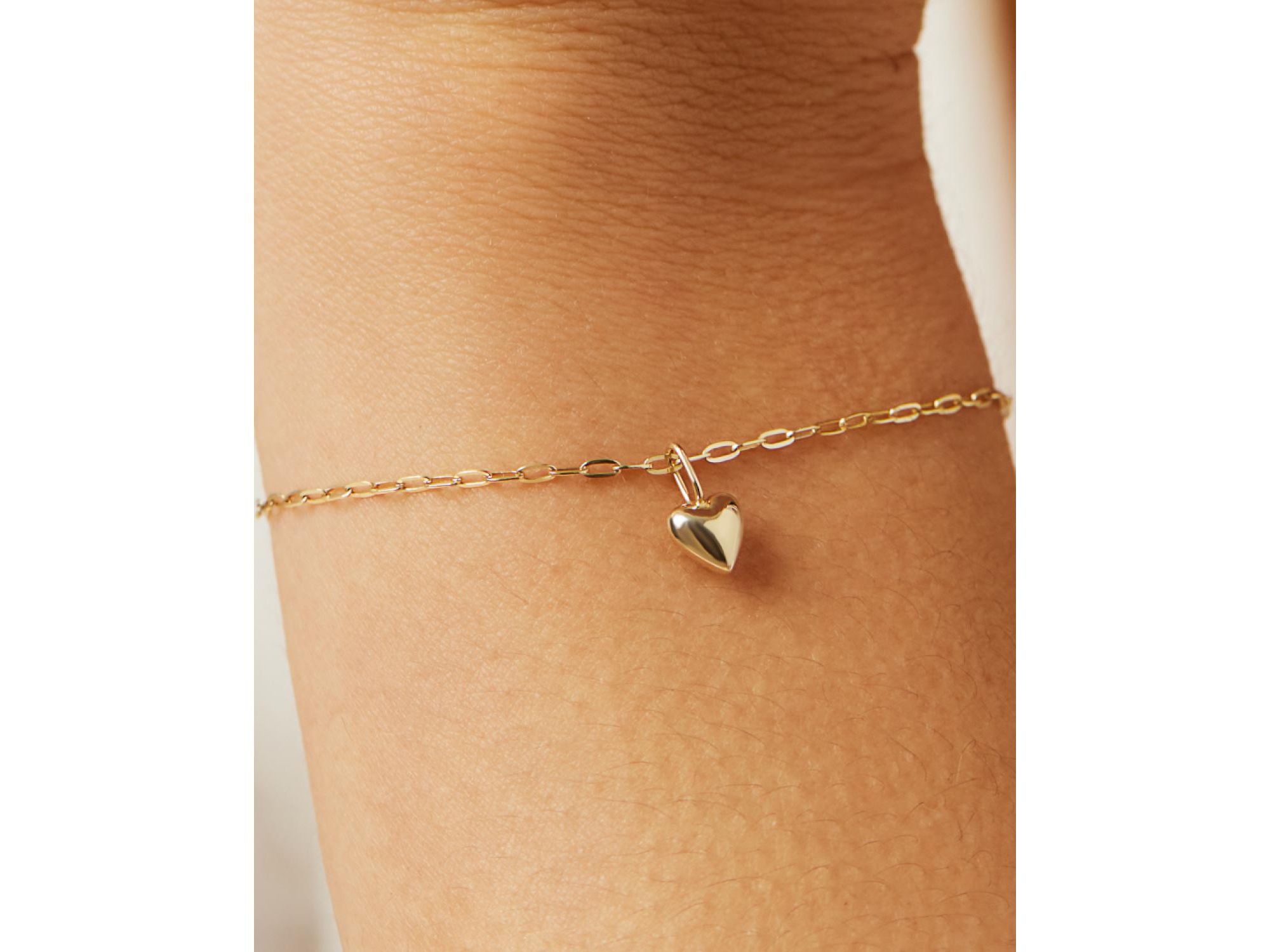 10K Heart Bracelet — Image 3