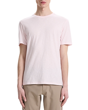Shop Theory Essential Crewneck Short Sleeve Tee In Pale Pink