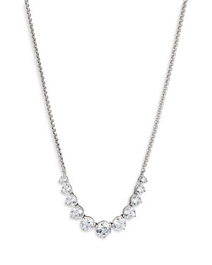 NADRI PERFECT TENNIS GRADUATED CUBIC ZIRCONIA STATEMENT NECKLACE, 15-18