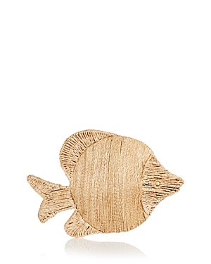 Poolside The Rhodes Rope Fish Clutch Bag In Neutral