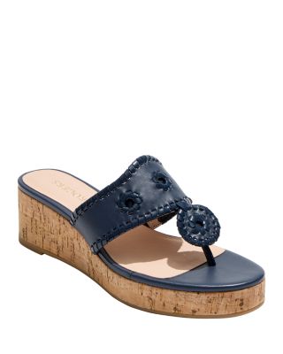 Jack Rogers - Women's Jacks Thong Toe Wedge Platform Sandals