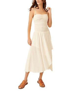 Shop Free People Sparkling Moment Midi Dress In Ivory