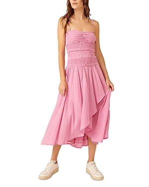 Shop Free People Sparkling Moment Midi Dress In Sugar Magnet