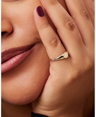 10K Gold Signet Ring