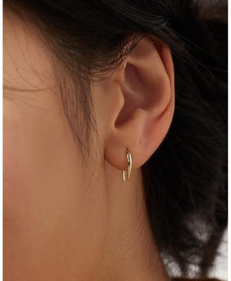 10K Gold Hook Earrings