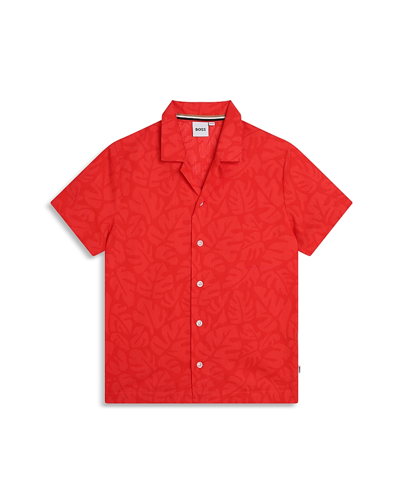 Boss Kidswear Boys' Bright Printed Short Sleeved Shirt - Big Kid