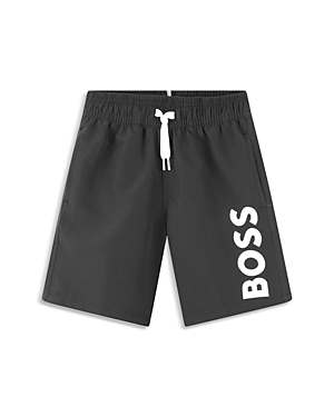 Shop Bosswear Boys' Swim Shorts - Big Kid In Black