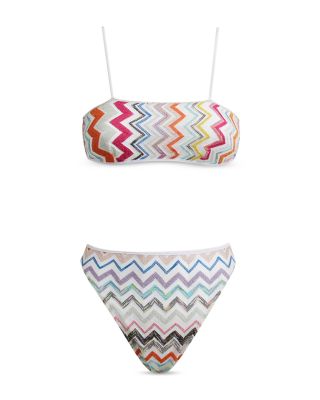 Missoni - Zigzag Bandeau Bikini Top & Bottom