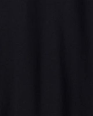 Black Pima Long Sleeve Shorts Set