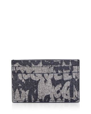 Alexander McQUEEN - Logo Graffiti Leather Card Case