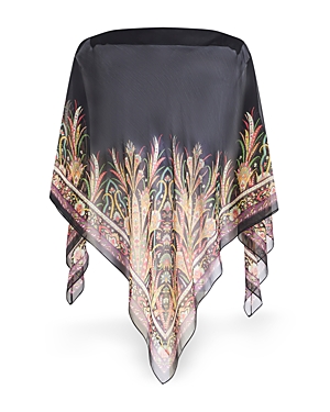 Shop Etro Paisley Beach Cover-up In Print On Black