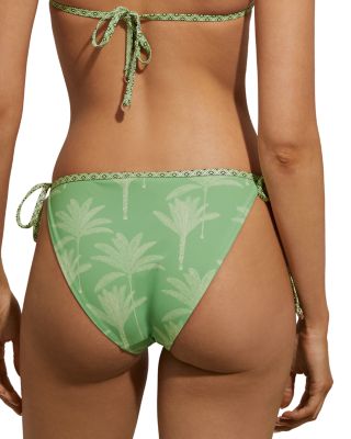 Thia Palm Print Side Tie Bikini Bottom