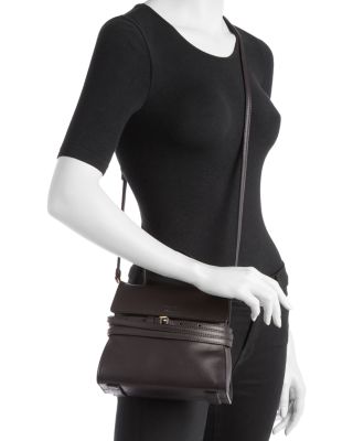 Tie Me Small Leather Shoulder Bag