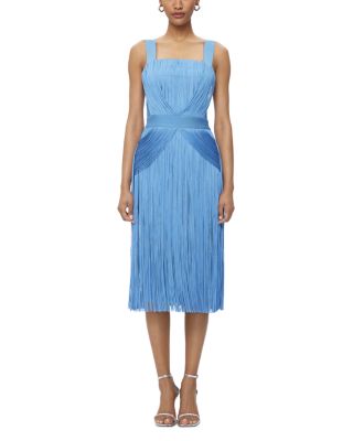 Herve Leger Marion Fringe Dress
