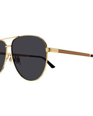 Vintage Web Pilot Sunglasses, 63mm