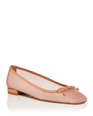 Stuart Weitzman - Women's Arabella Mesh Bow Ballet Flats