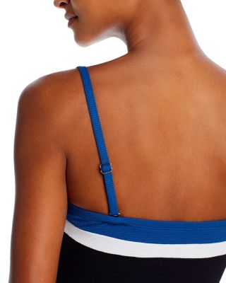 Island Cays Color Block Bandeau Tankini Top