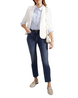 Blake Linen Single Breasted Jacket