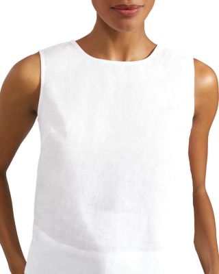Malindi Linen Sleeveless Top