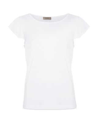 Nessie Flutter Sleeve Slub Top