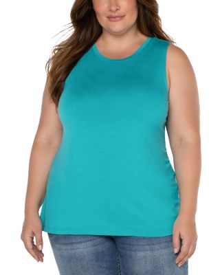 Liverpool Los Angeles Plus Scoop Neck Sleeveless Tank