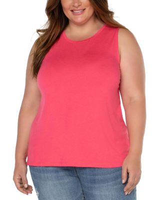 Liverpool Los Angeles Plus Scoop Neck Sleeveless Tank