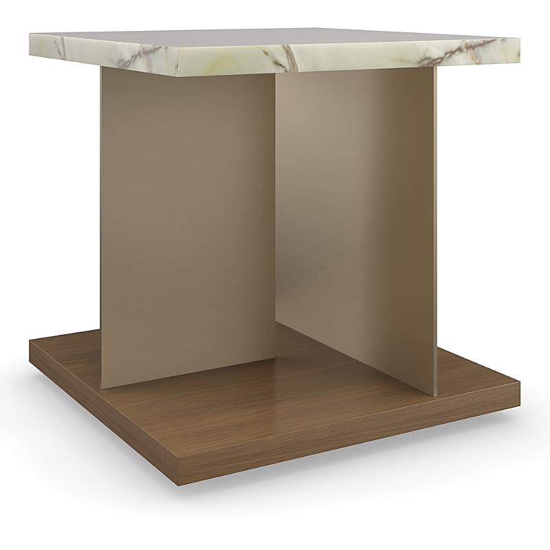 Caracole Cape Verde End Table In Green