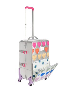 Logan Patchwork Hearts Carry On Suitcase