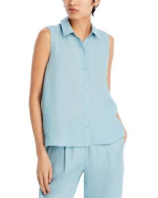 Eileen Fisher - Button Front Linen Shirt