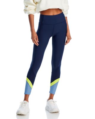 Aqua Athletic Mesh Colorblock Leggings - Exclusive