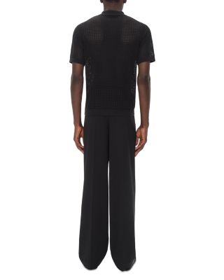 Jeremiah Perforated Polo Sweater