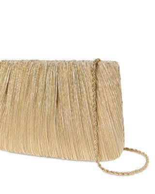 Brit Flat Pleated Pouch Clutch