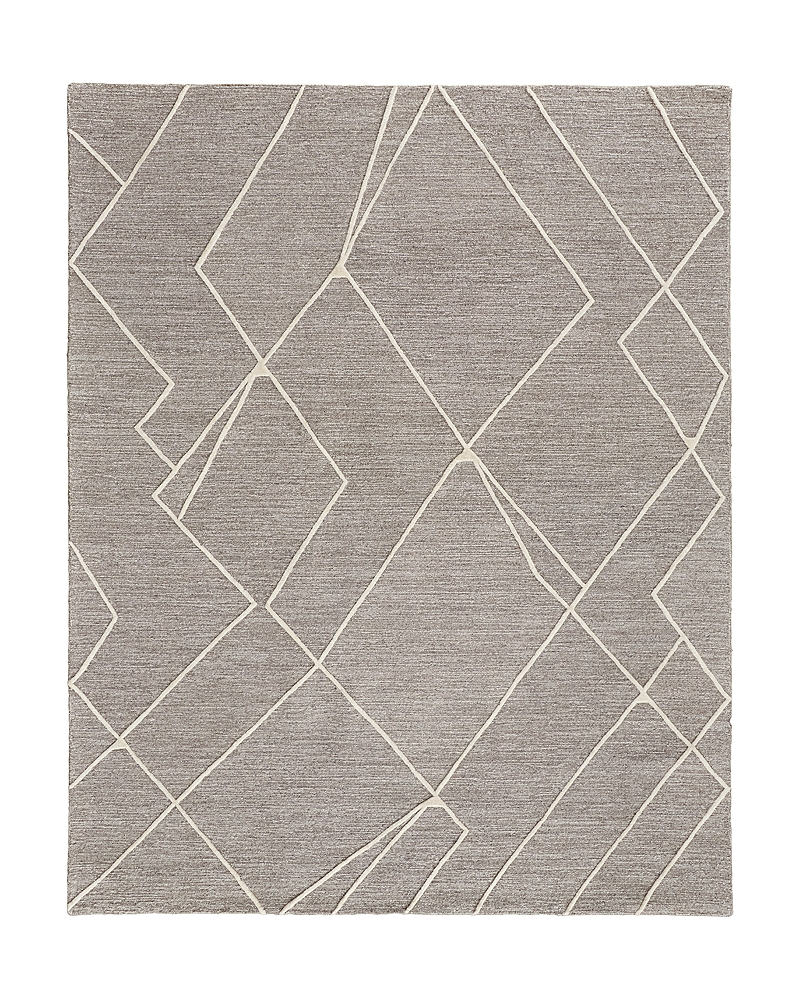 Feizy Euclid T11t8004 Area Rug, 8' X 10' In Ivory/taupe
