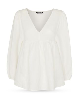 Gloria Linen Blend Blouse