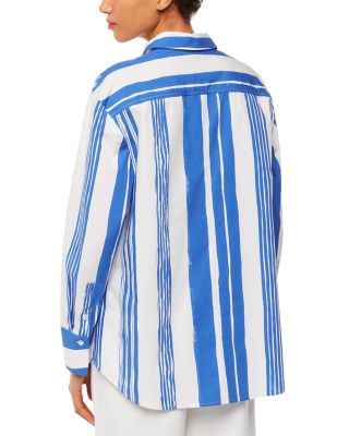 Painted Stripe Oversized Shirt