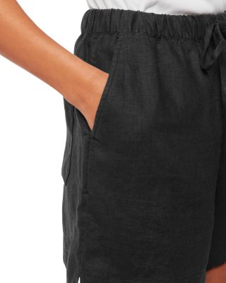 Linen Elasticized Shorts 
