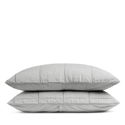 Linen Box Quilted Standard Sham, Set of 2